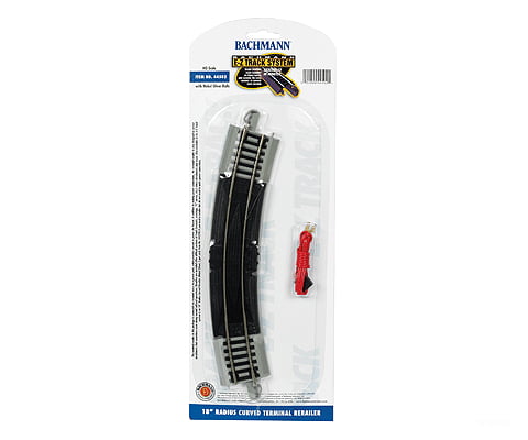 Bachmann 44502 Curved Track W/ Nickel Silver Rail & Gray Roadbed - E-Z Track(R) -- 18 45.7Cm Radius