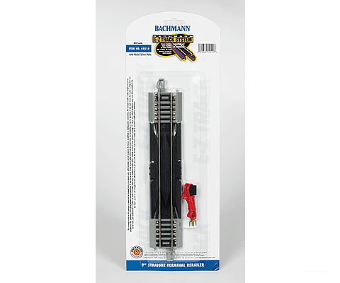 Bachmann 44510 Straight Track W/Nickel Silver Rail & Gray Roadbed - E-Z Track(R) -- 9 22.9Cm