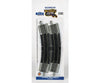 Bachmann 44529 E-Z Track(R) W/Nickel Silver Rail & Gray Roadbed -- 18 Radius Rerailer Pkg(2) Track