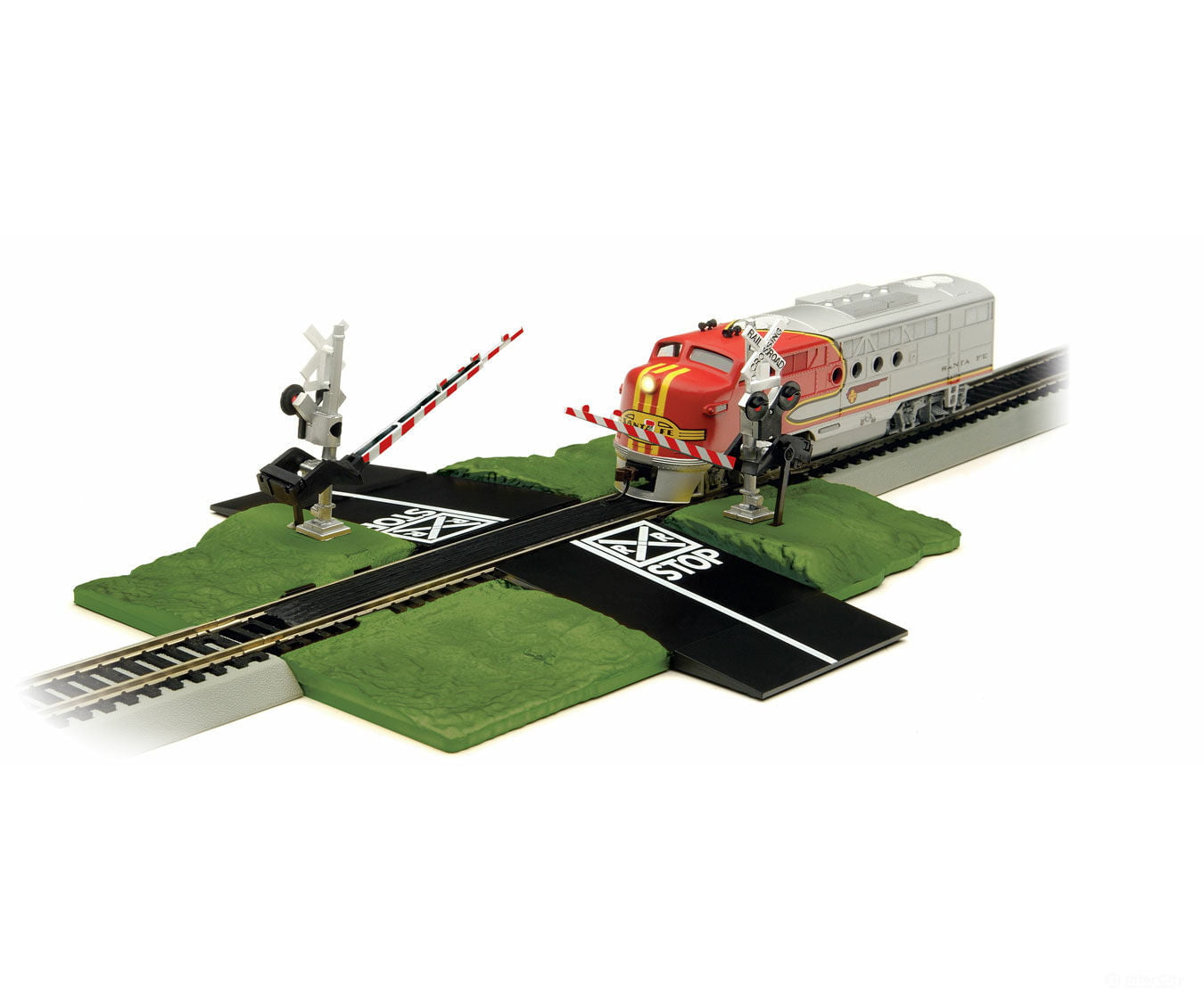 Bachmann 44579 Dual Crossing Gate - E-Z Track(R) -- Deluxe Version Track & Turnouts