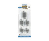 Bachmann 44592 Connector Assortment - E-Z Track(R) -- Nickel Silver Rail & Gray Roadbed Track