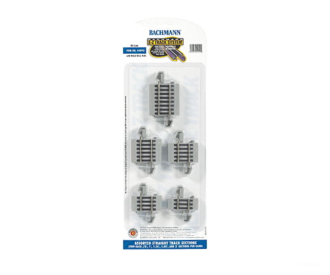 Bachmann 44592 Connector Assortment - E-Z Track(R) -- Nickel Silver Rail & Gray Roadbed Track