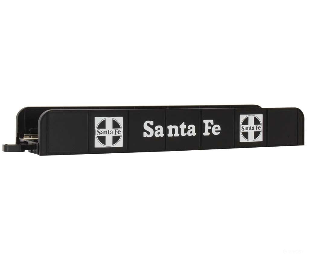 Bachmann 44601 Girder Bridge - E-Z Track(R) Assembled -- Santa Fe (Black) 10-1/2 26.7Cm Long