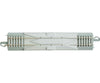 Bachmann 44710 Straight Terminal Rerailer Nickel Silver Rail Gray Roadbed Concrete Ties -- 9 22.9Cm