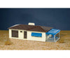 Bachmann 45156 Ranch House -- Kit - 5-1/2 X 1-1/2 2-1/2 14 3.8 6.4Cm Structures