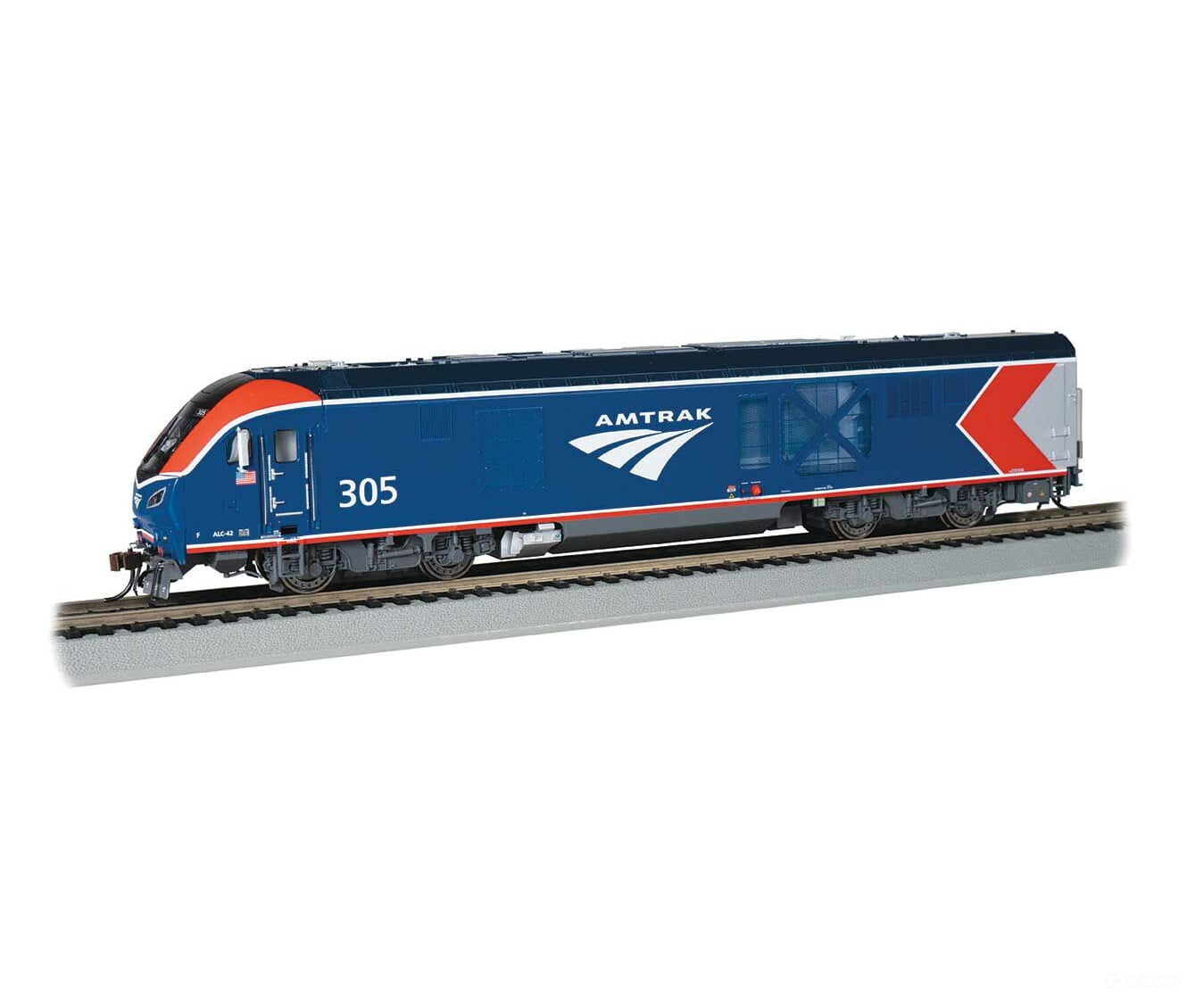 Bachmann 68302 Siemens Alc-42 Charger - Wowsound(R) And Dcc -- Amtrak #305 (Phase Vi 2021; Blue