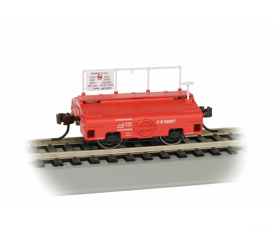 Bachmann 74403 Scale Test Weight Car - Ready To Run -- Canadian National #52257 (Red) Freight Cars