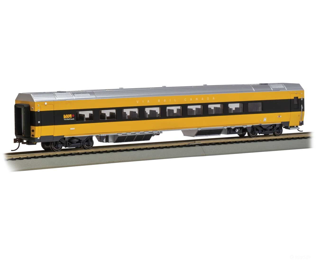 Bachmann HO 74518 Siemens Venture Coach - VIA Version - VIA Rail Canada #2817 (Lumi Scheme yellow white gray)