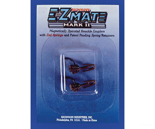 Bachmann 78022 E-Z Mate Mark Ii Couplers W/Metal Coil Spring -- Over Shank - Medium 1 Pair & Trucks