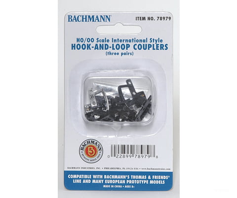 Bachmann 78979 Thomas & Friends(Tm) Sodor Scenery -- Hook Loop Couplers F/Thomas Equipment 3 Pairs