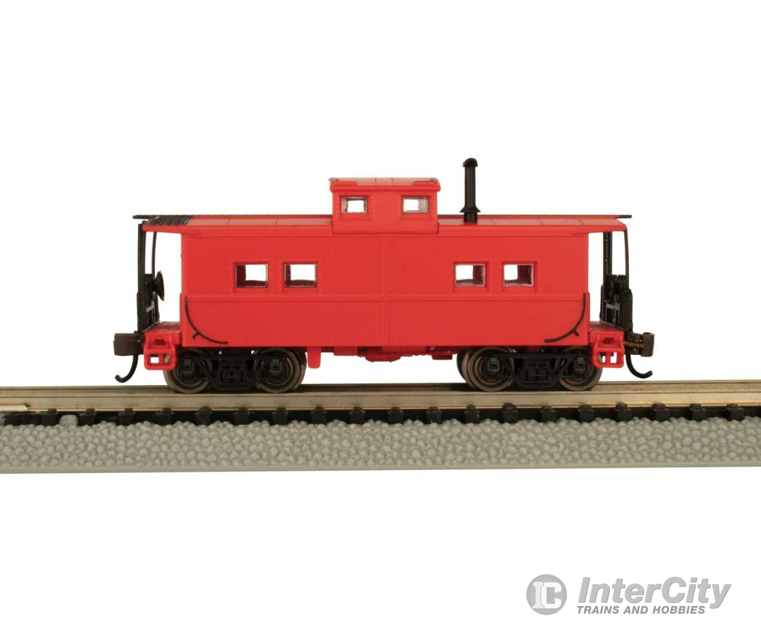 Bachmann N 16856 Northeast-Style Steel Cupola Caboose - Ready To Run Silver Series(R) -- Painted