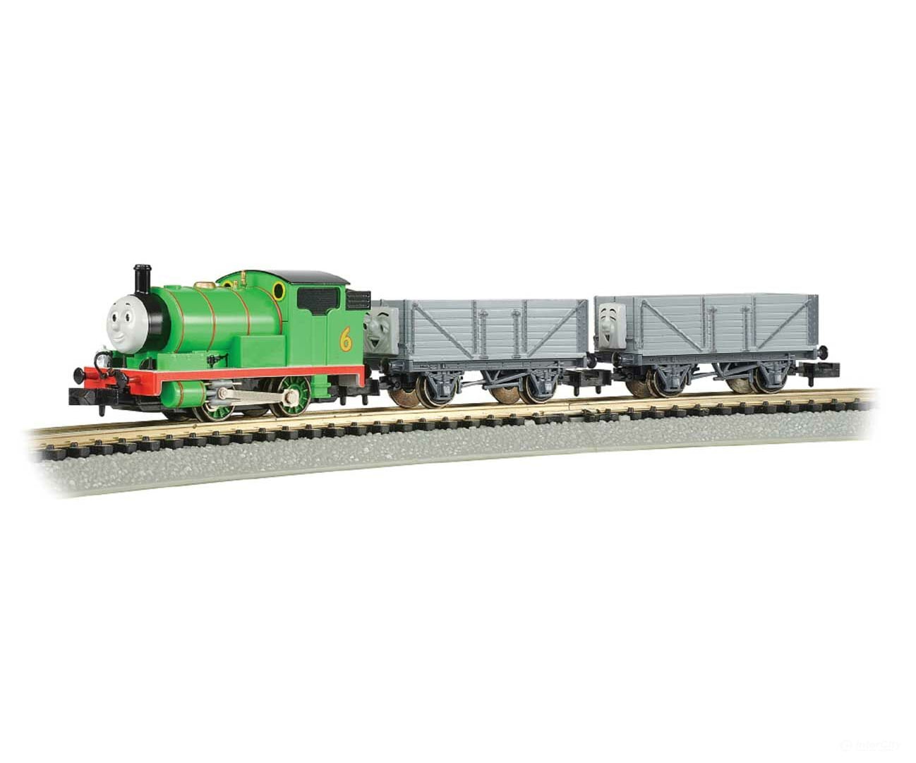 Bachmann 24030 Percy And The Troublesome Trucks - Standard Dc Thomas & Friends(Tm) -- 2 Cars 3 24