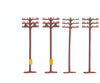 Bachmann 42506 Telephone Poles Pkg(12) Scenery Details