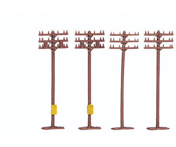 Bachmann 42506 Telephone Poles Pkg(12) Scenery Details