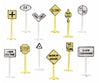 Bachmann 42513 Railroad & Street Signs Pkg(24) Scenery Details
