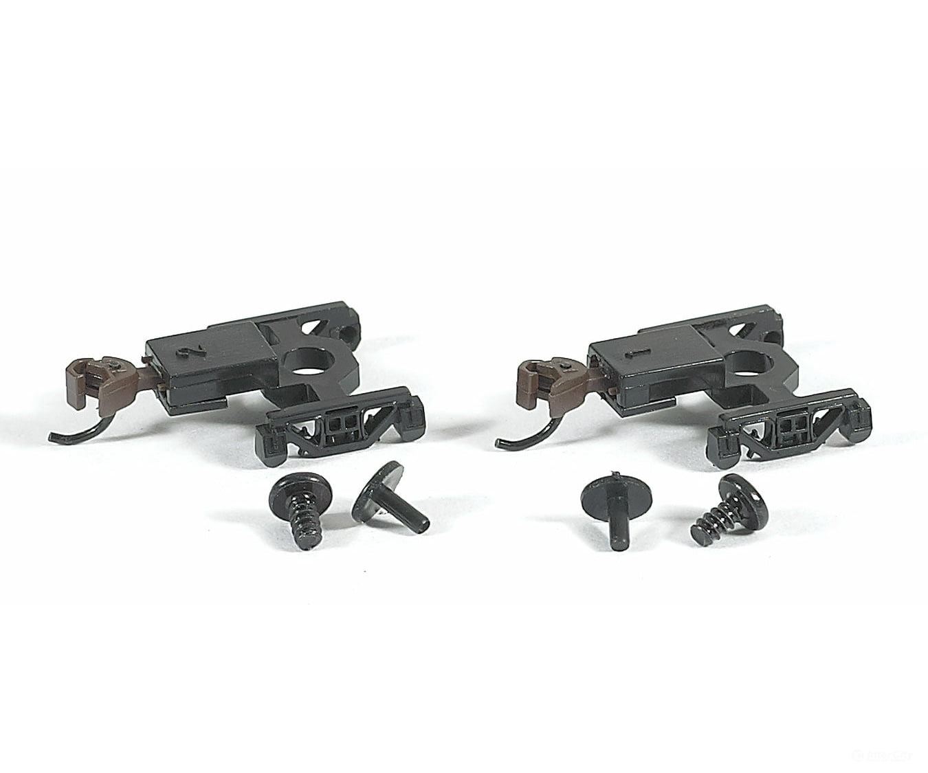 Bachmann 42534 Freight Trucks Less Wheels 12 Pairs -- Friction Bearing Couplers &