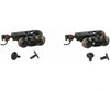 Bachmann 42536 Friction-Bearing Freight Trucks With Wheels And E-Z Mate(R) Knuckle Couplers -- 1