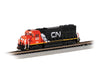 Bachmann N 63572 EMD GP40 No Dynamic Brakes - Standard DC - Canadian National GTW #6425 (black red white) - Locomotives