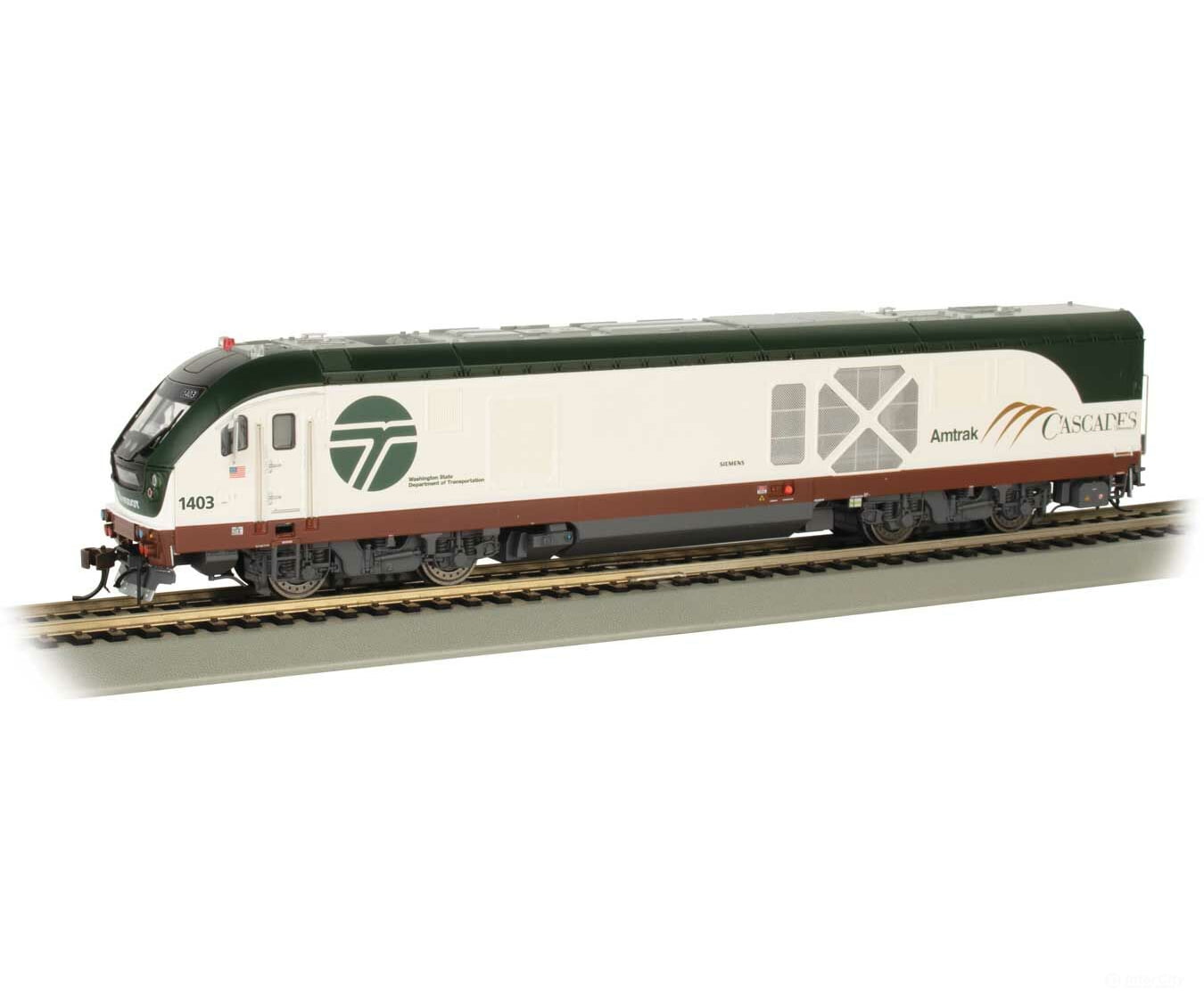 Bachmann 67954 Siemens Sc-44 Charger - Sound And Dcc -- Amtrak #1403 (Cascades Washington Dot; White
