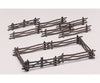 Bachmann 45984 Plasticville U.s.a.(R) Classic Kits -- Rustic Fence Pkg(12) Scenery Details