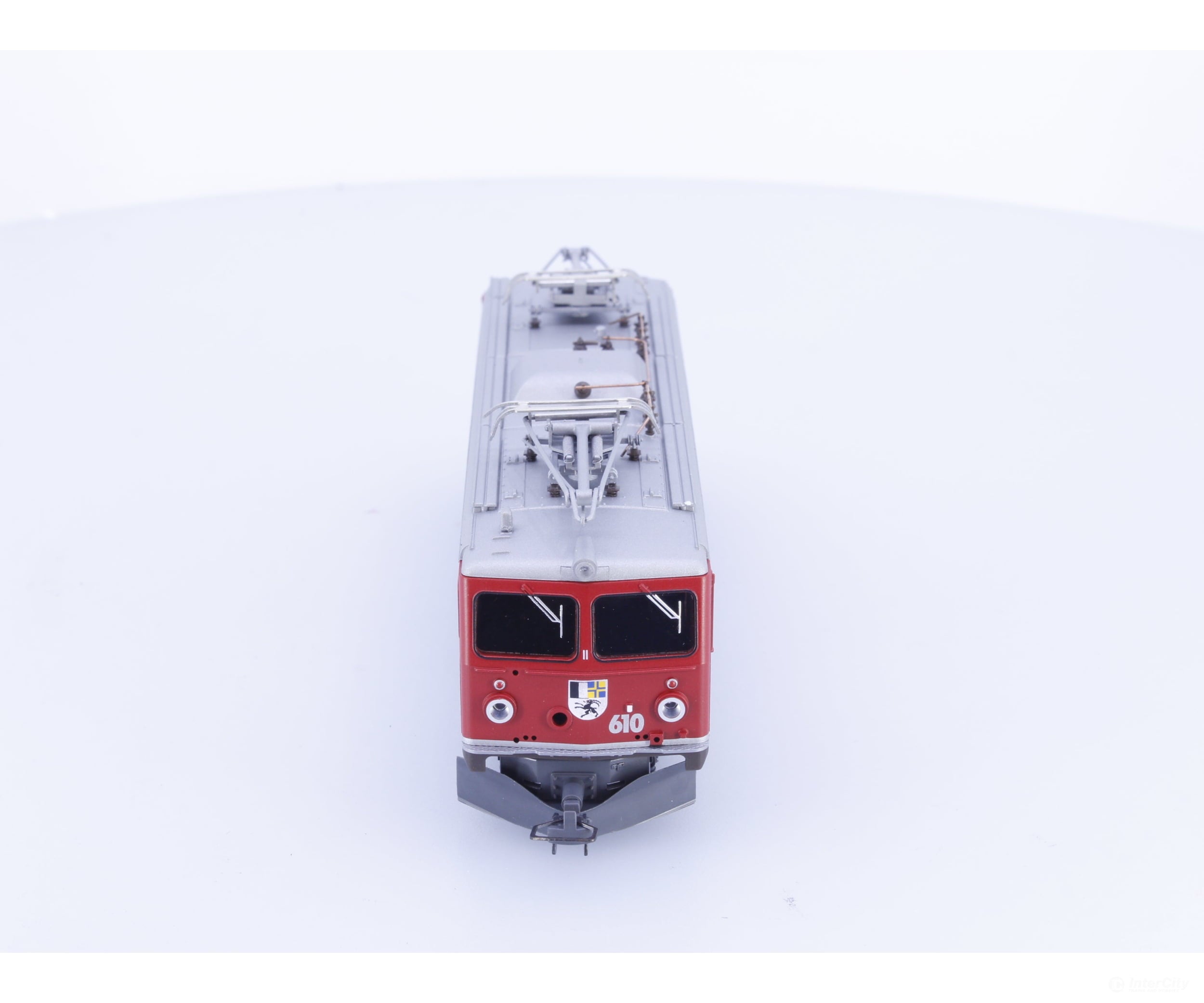 Bemo 1252120 HOm RhB Ge 4/4 I Electric Locomotive Viamala 610 Analog DC - European Locomotives
