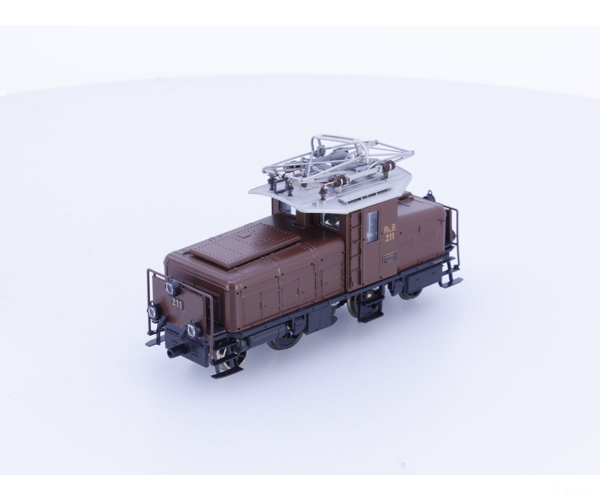 Bemo 1257102 HOm RhB Ge 2/4 Electric Locomotive Rangierlokomotive 212 Analog DC - European Locomotives