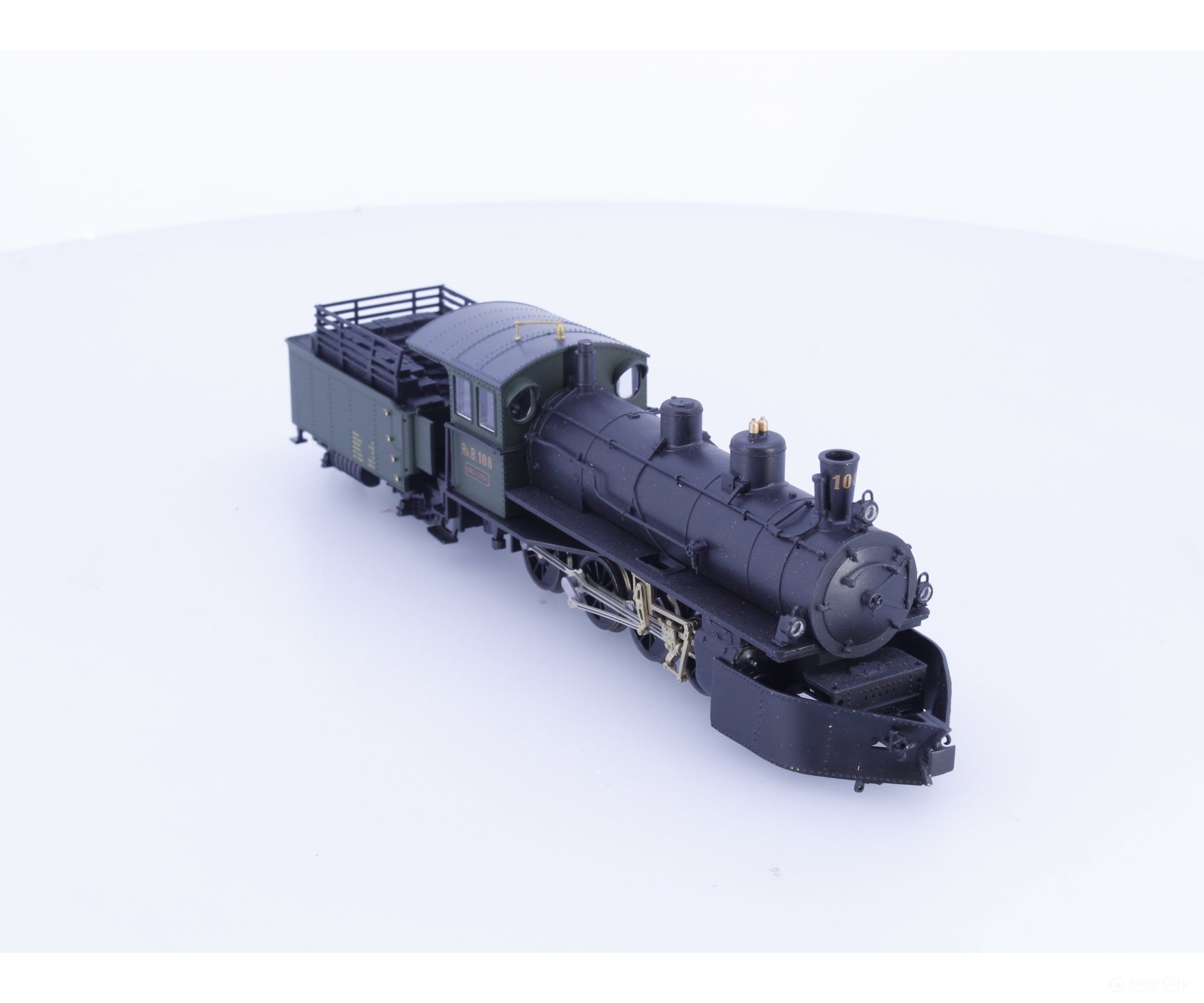 Bemo 1290128 HOm RhB G 4/5 2-6-2 Steam Locomotive 108 Engiadina Analog DC - European Locomotives