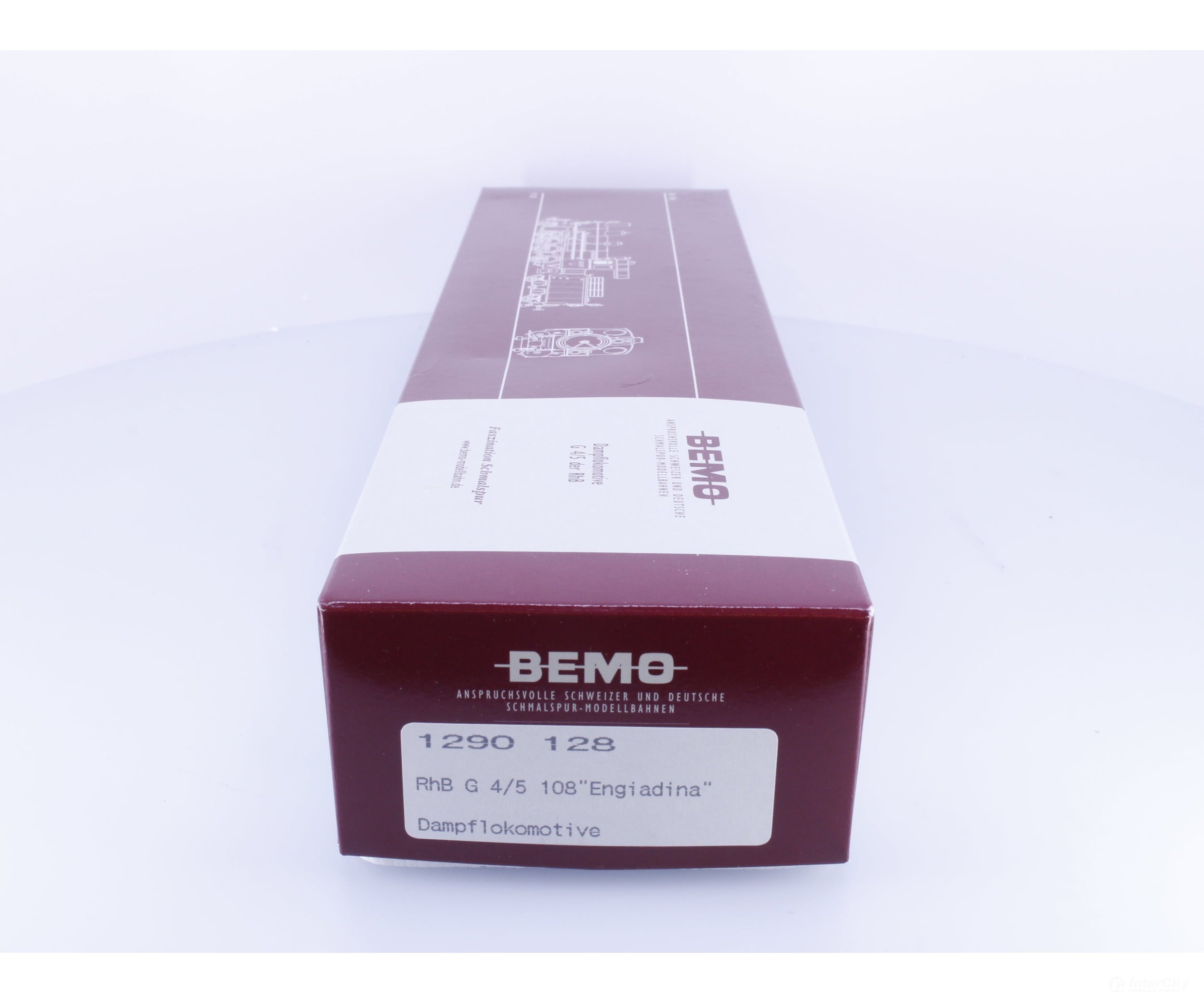 Bemo 1290128 HOm RhB G 4/5 2-6-2 Steam Locomotive 108 Engiadina Analog DC - European Locomotives