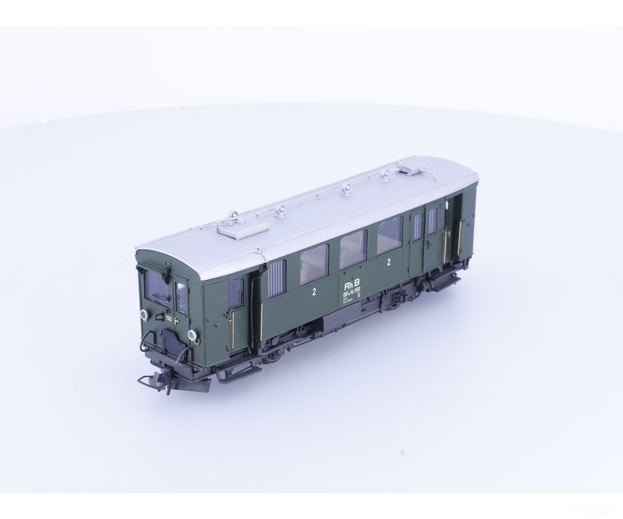 Bemo 1297100 HOm RhB BFm 2/2 Diesel Railcar Benzintriebwagen Exclusive Metal Collection 150 Analog DC - European