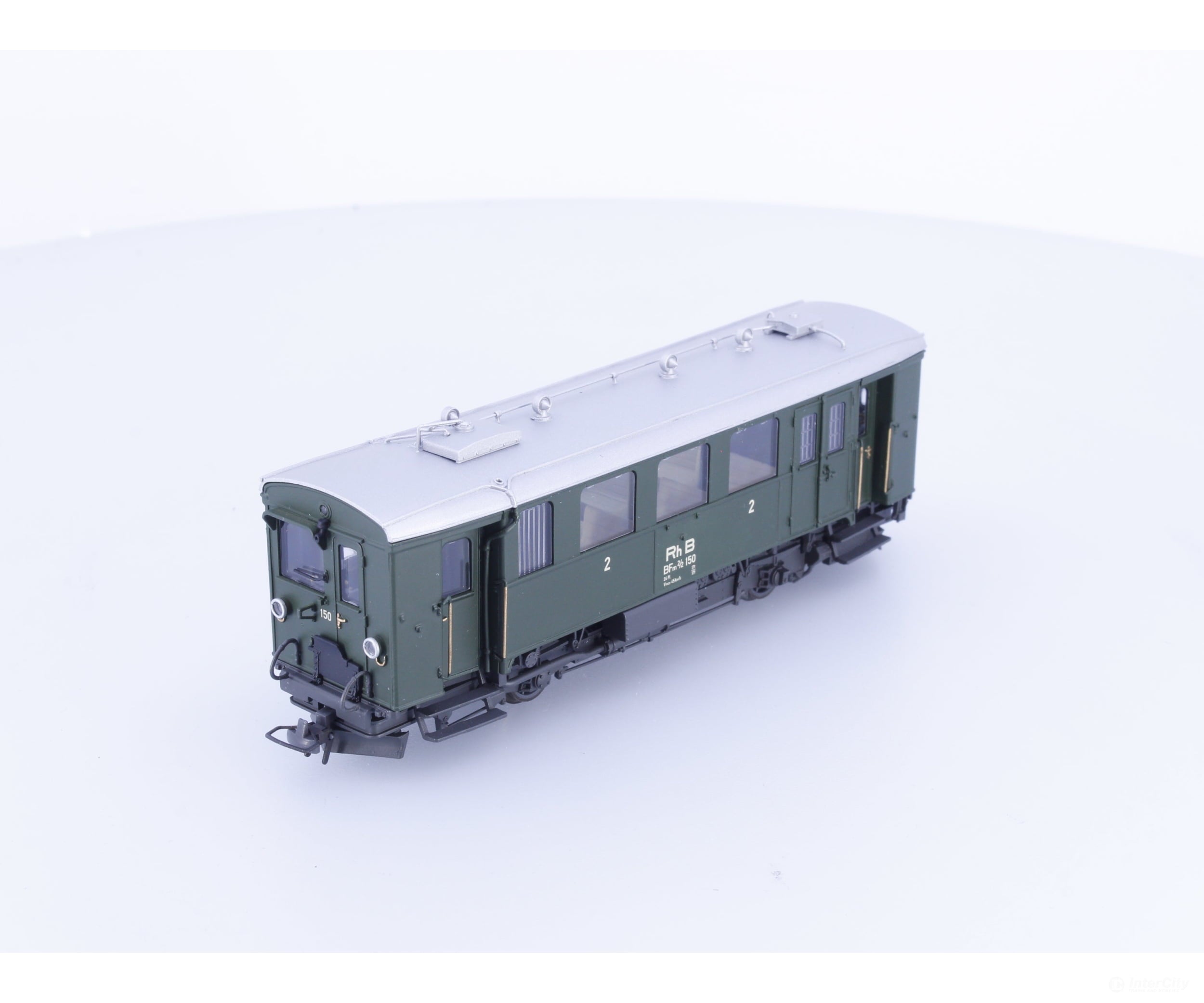 Bemo 1297100 HOm RhB BFm 2/2 Diesel Railcar Benzintriebwagen Exclusive Metal Collection 150 Analog DC - European