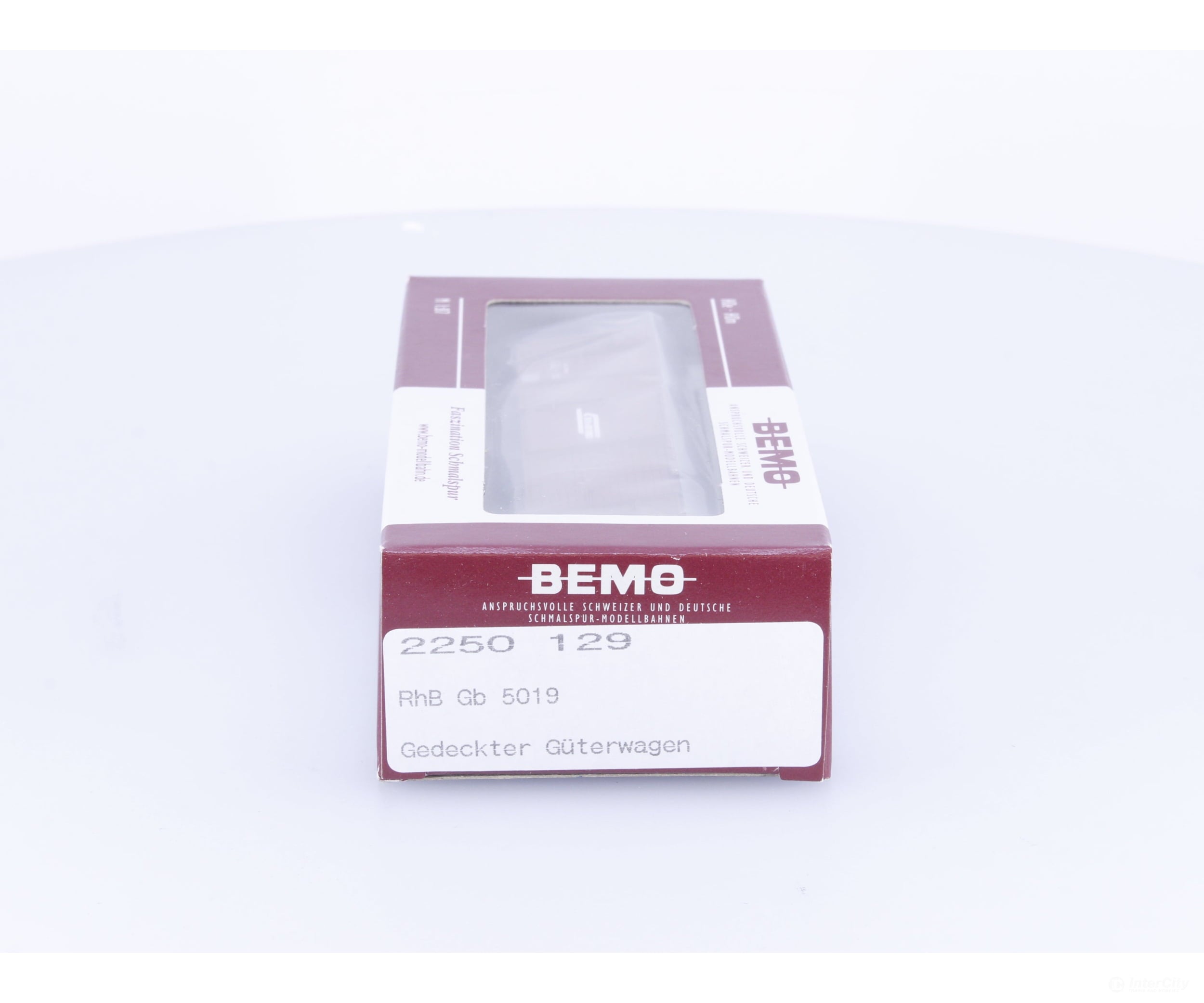 Bemo 2250129 HOm RhB Covered Goods Wagon Gb5019 - European Freight Cars
