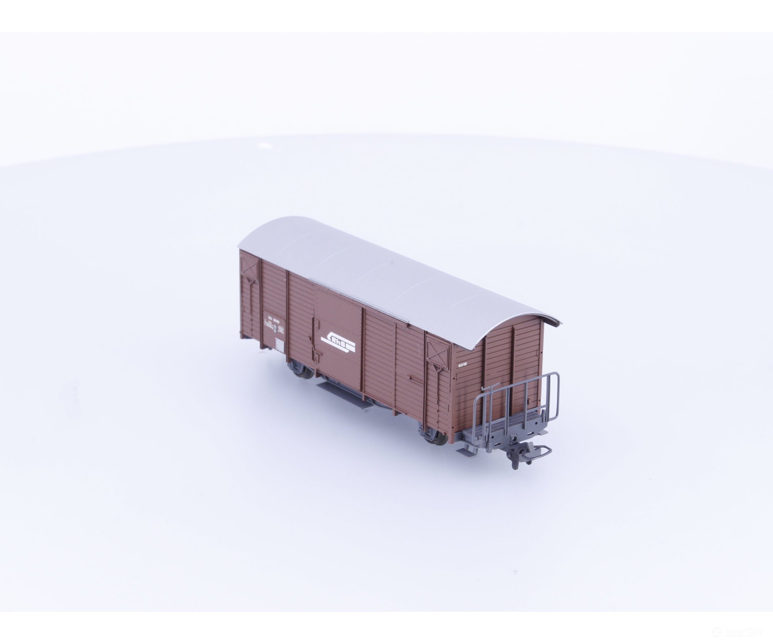Bemo 2250129 HOm RhB Covered Goods Wagon Gb5019 - European Freight Cars