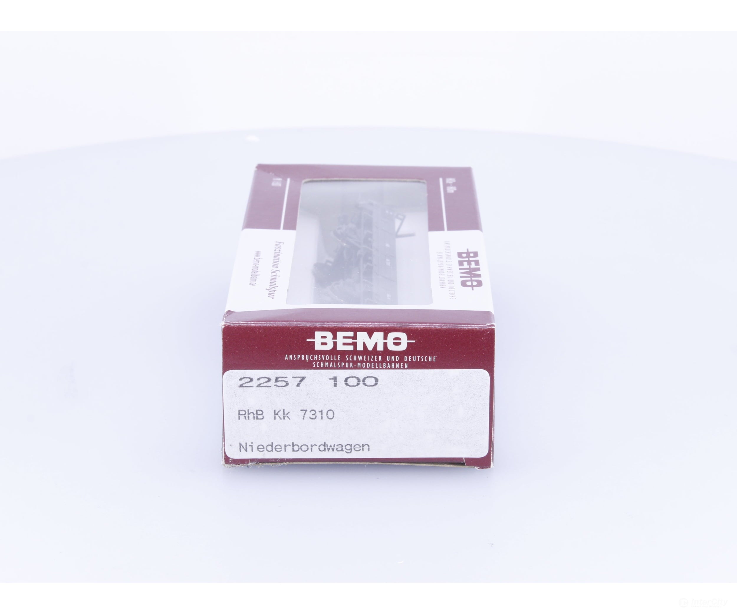 Bemo 2257100 HOm RhB Low Side Flat Car Kk7310 - European Freight Cars