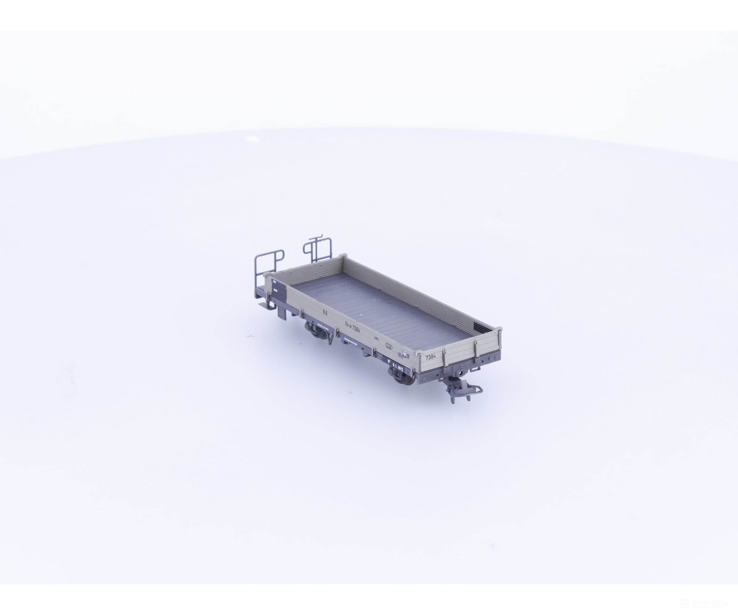 Bemo 2263104 HOm RhB Low Side Flat Car Kkw7384 - European Freight Cars