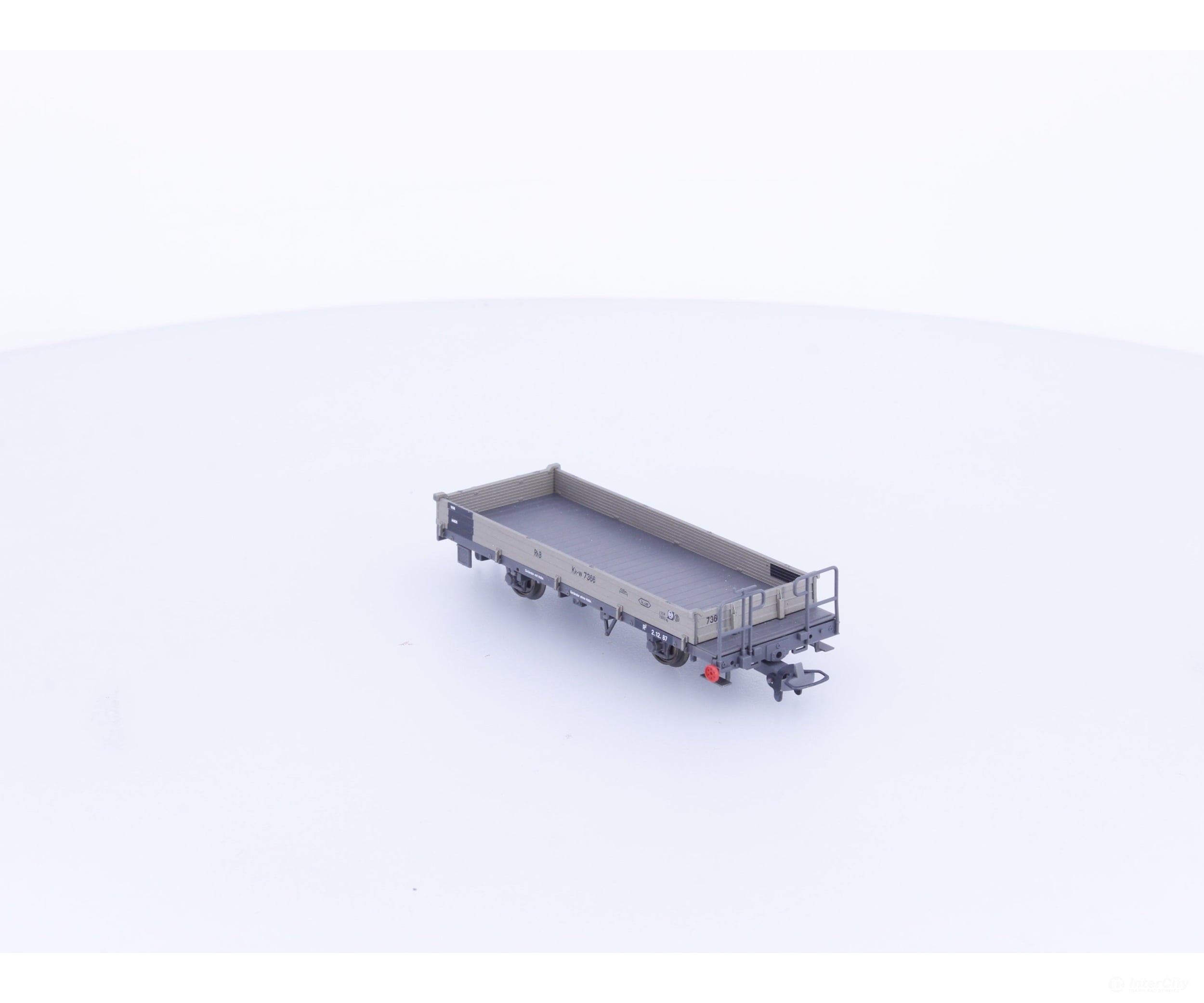 Bemo 2263106 HOm RhB Low Sided Wagon Kk-w 7366 - European Freight Cars