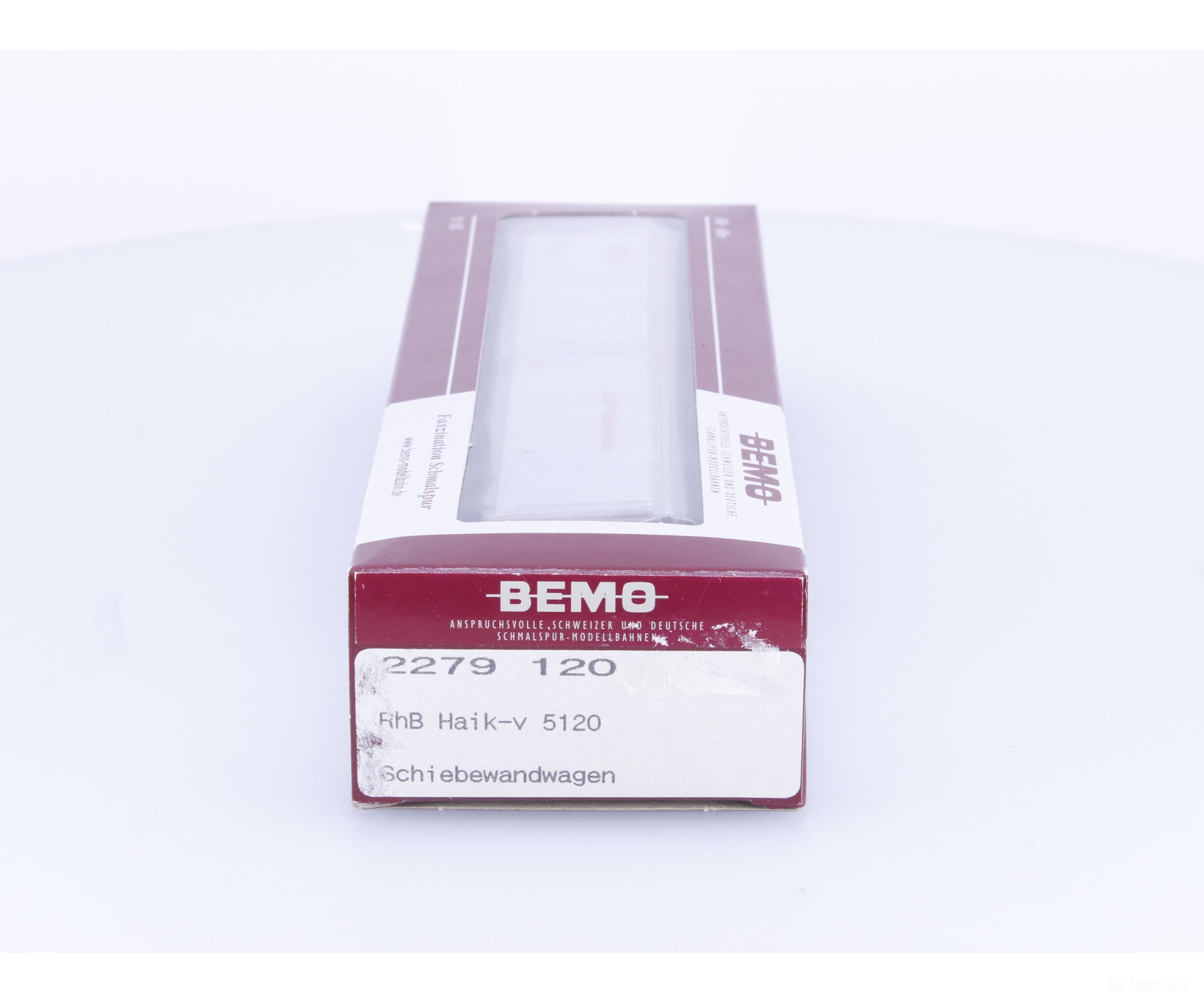 Bemo 2279120 HOm RhB Sliding Wall Wagon Car Haik-V 5120 - European Freight Cars