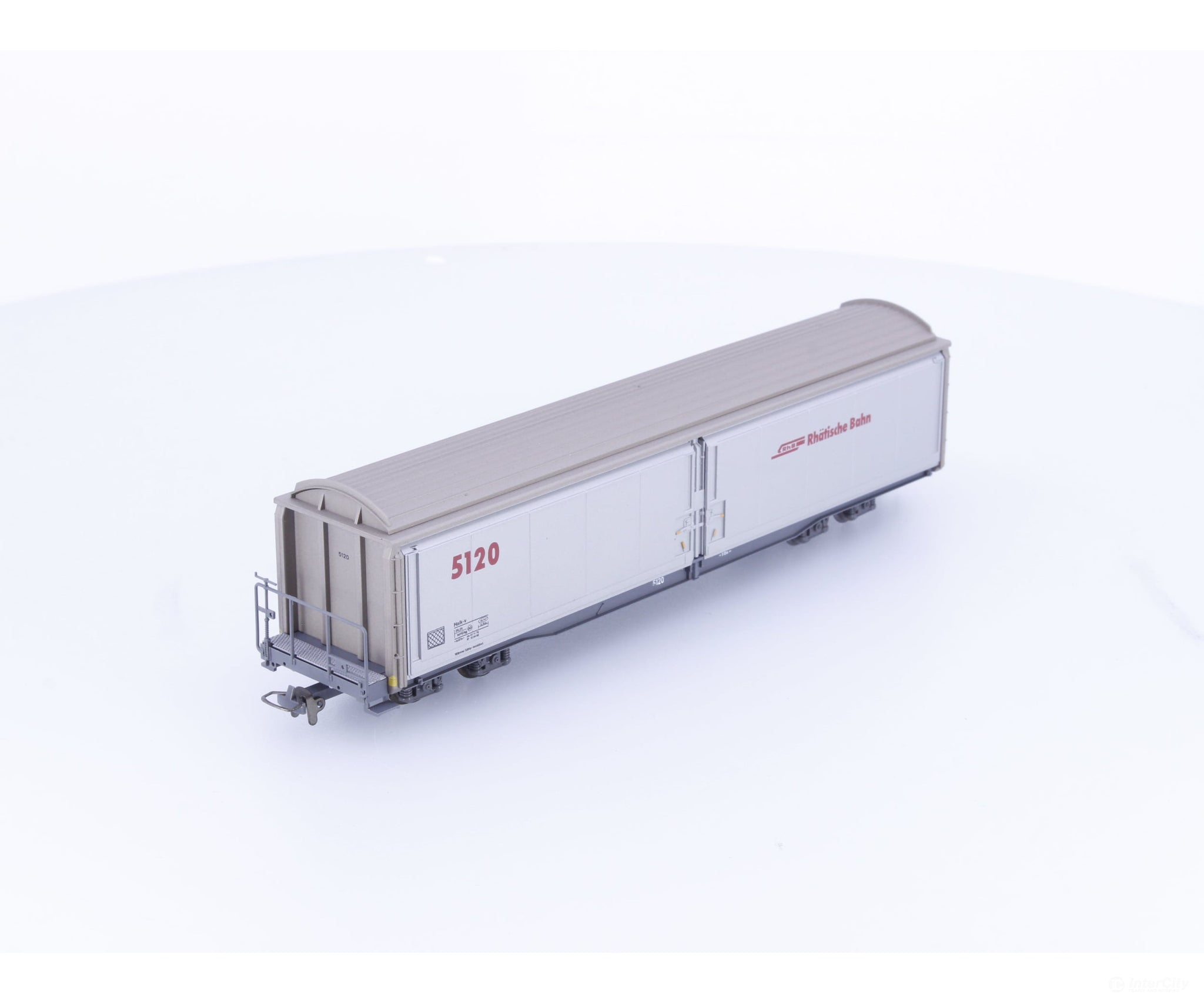 Bemo 2279120 HOm RhB Sliding Wall Wagon Car Haik-V 5120 - European Freight Cars
