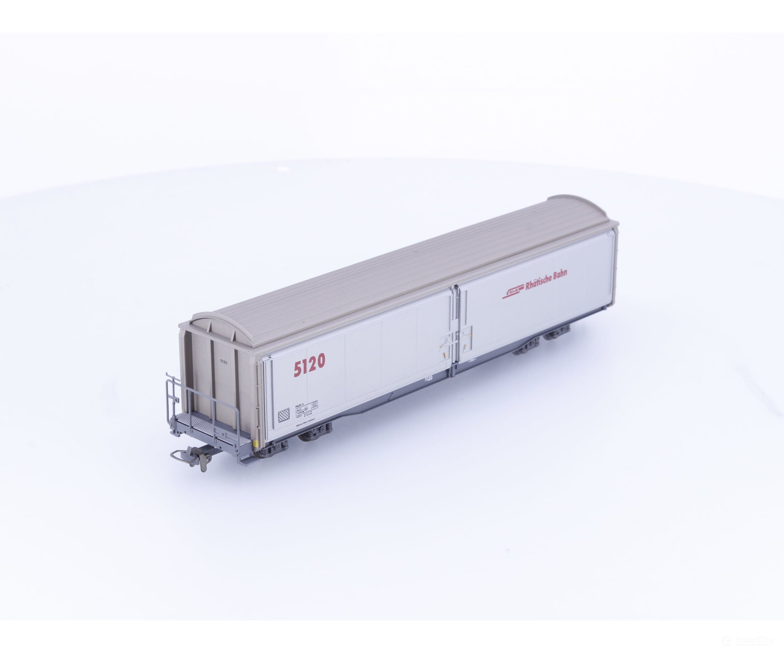 Bemo 2279120 HOm RhB Sliding Wall Wagon Car Haik-V 5120 - European Freight Cars