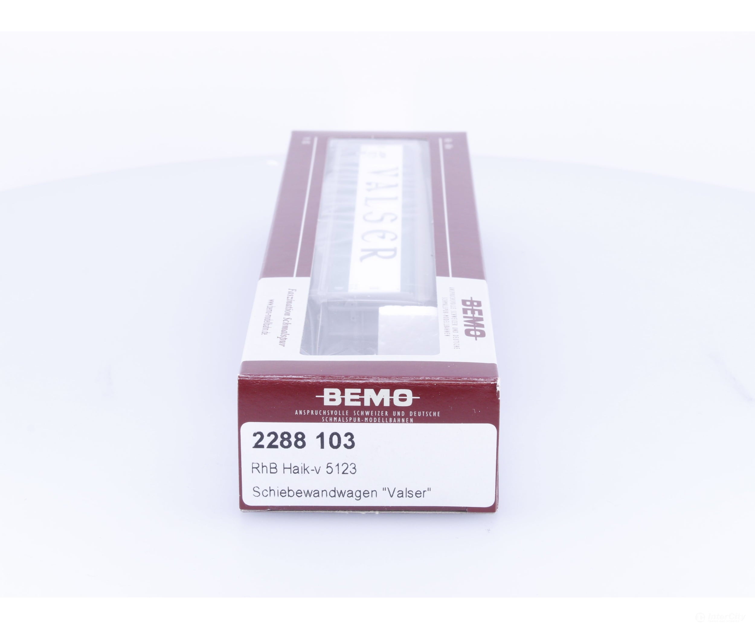 Bemo 2288103 HOm RhB Sliding Wall Wagon Car Valser Haik-V #2 5123 - European Freight Cars