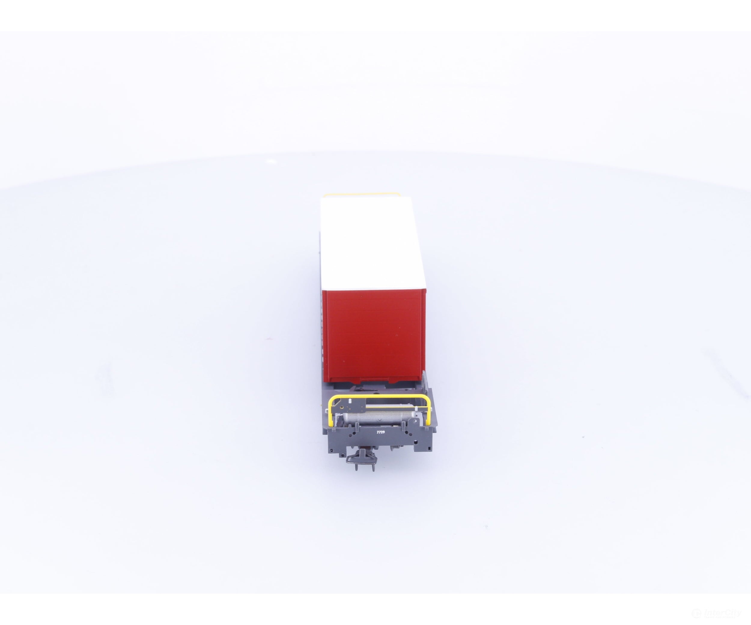 Bemo 2289129 HOm RhB Flat Car with Crossrail Container Load Sbv7729 - European Freight Cars