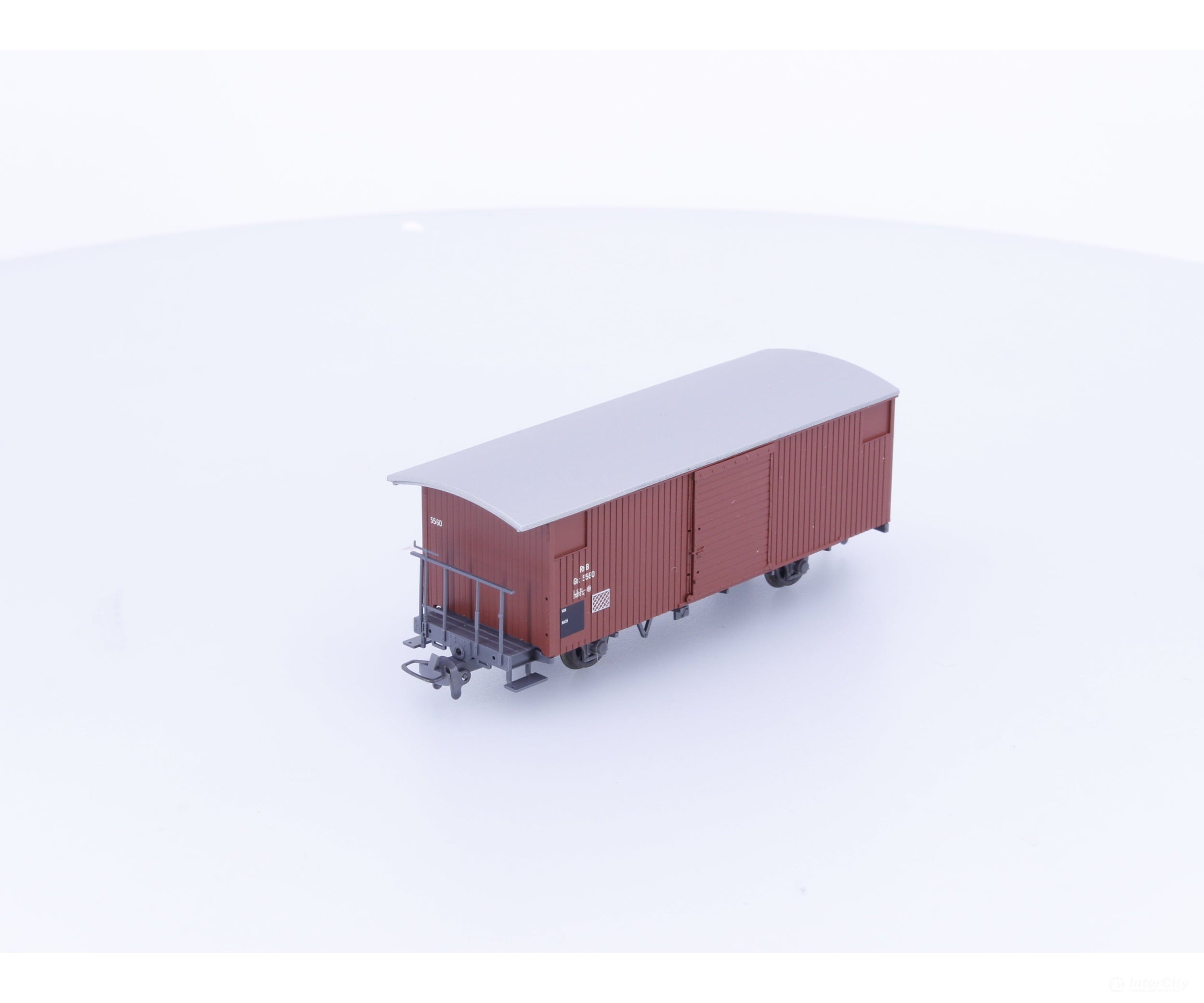Bemo 2293120 HOm RhB Covered Goods Wagon GB5560 - European Freight Cars