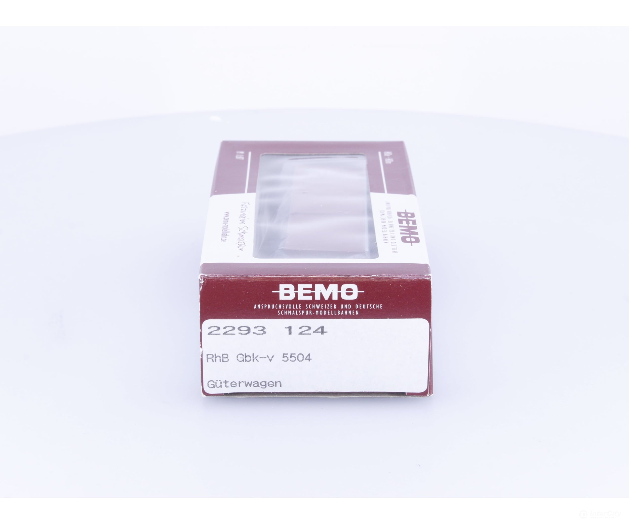 Bemo 2293124 HOm RhB Covered Goods Wagon GB5504 - European Freight Cars