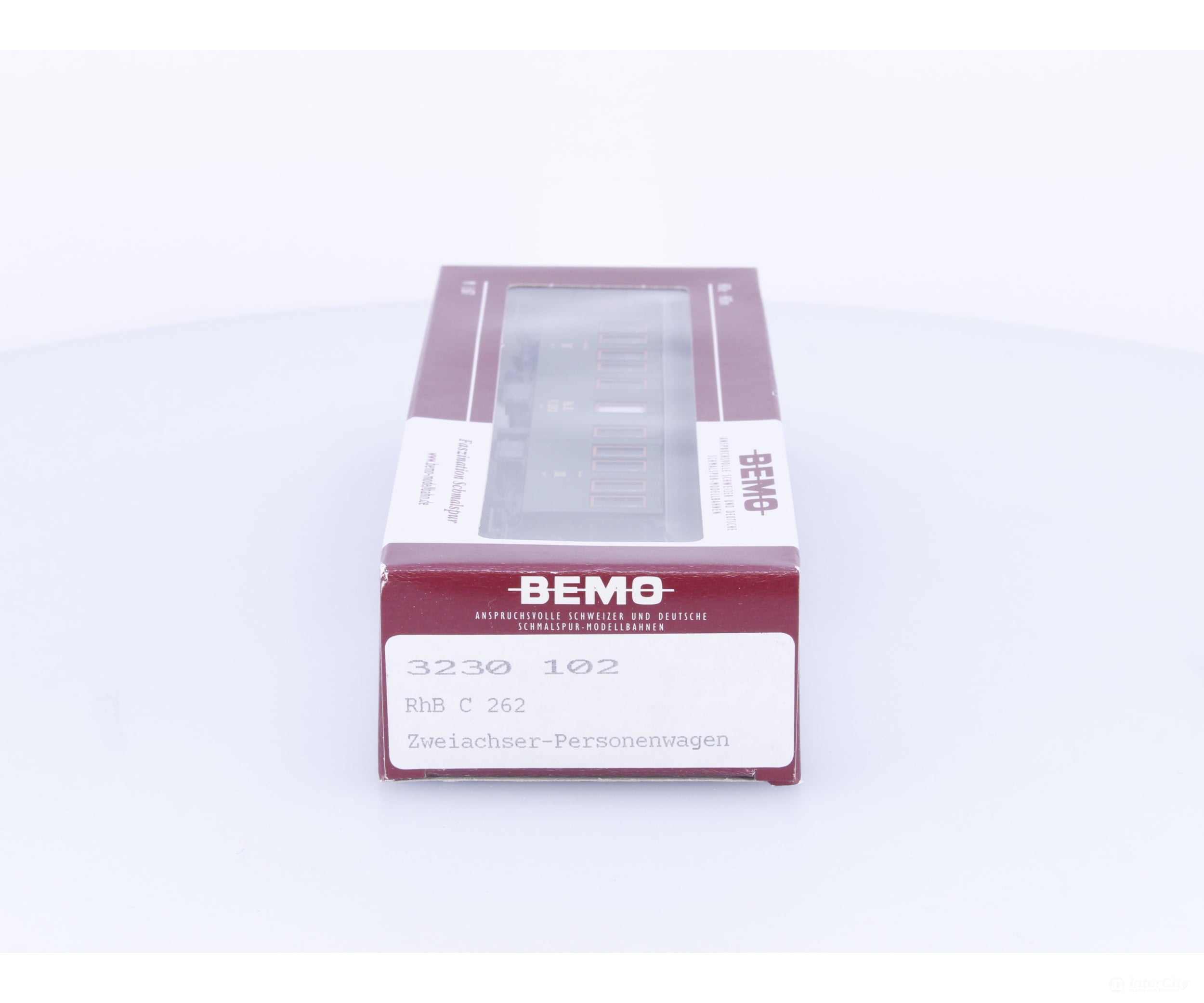 Bemo 3230102 HOm RhB 3rd Class Passenger Car C262 - European Passenger Cars
