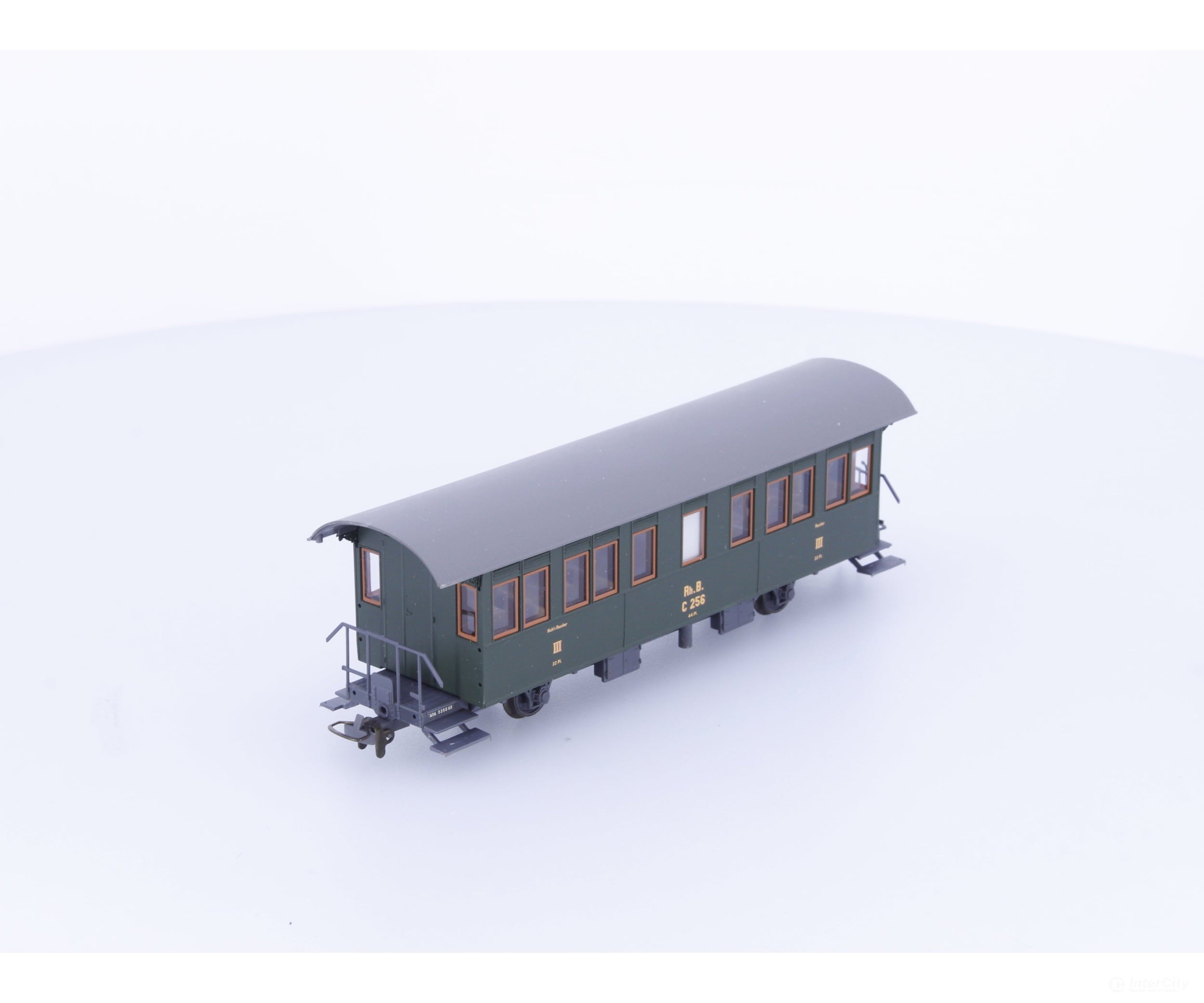 Bemo 3230106 HOm RhB 3rd Class Passenger Car C256 - European Passenger Cars