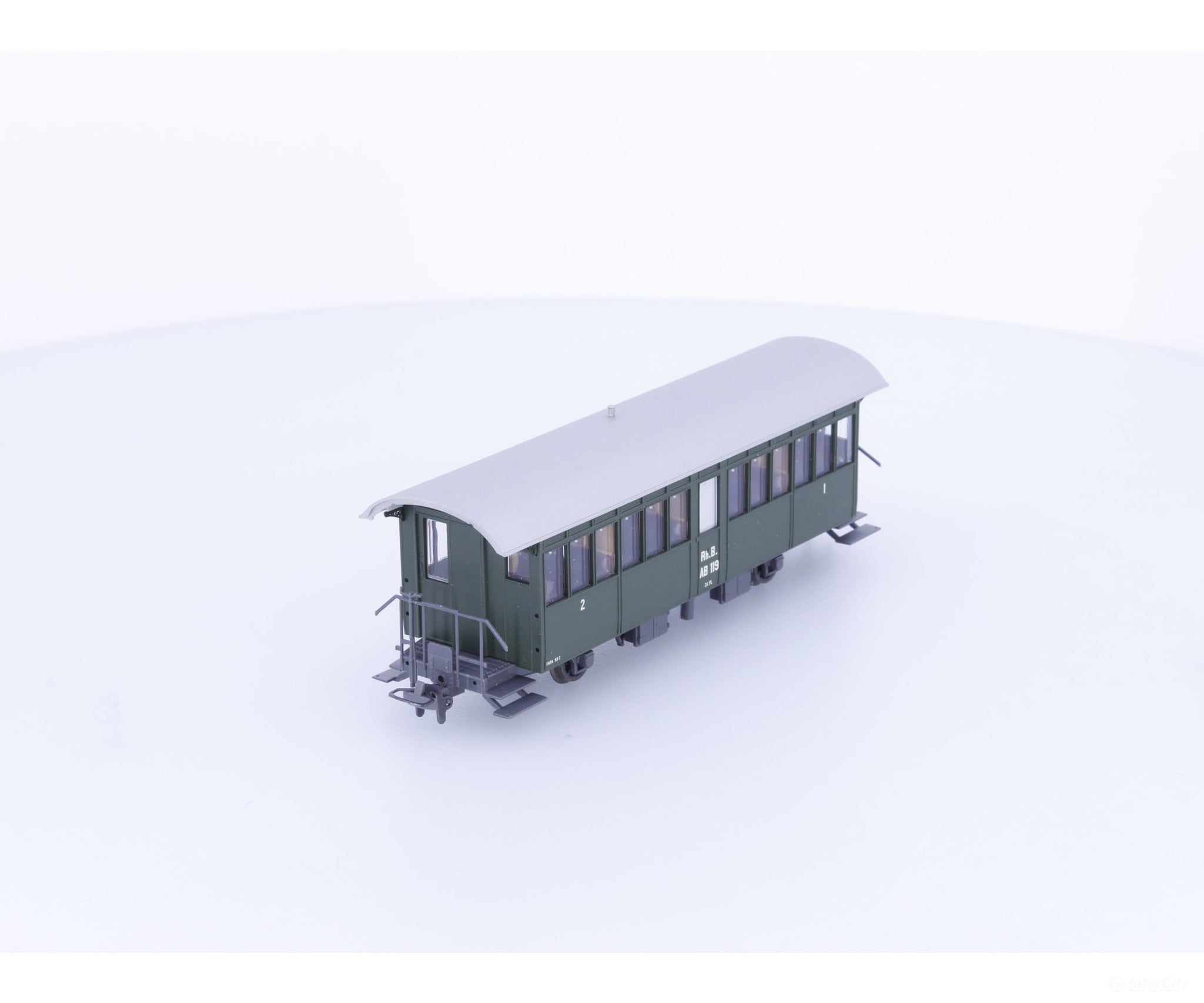 Bemo 3232119 HOm RhB 1st/2nd Class Passenger Car 119 - European Passenger Cars