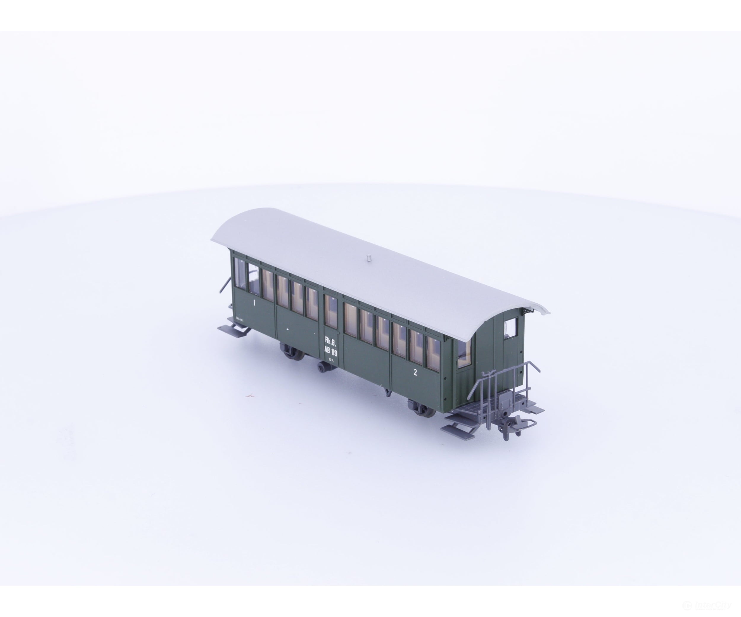 Bemo 3232119 HOm RhB 1st/2nd Class Passenger Car 119 - European Passenger Cars