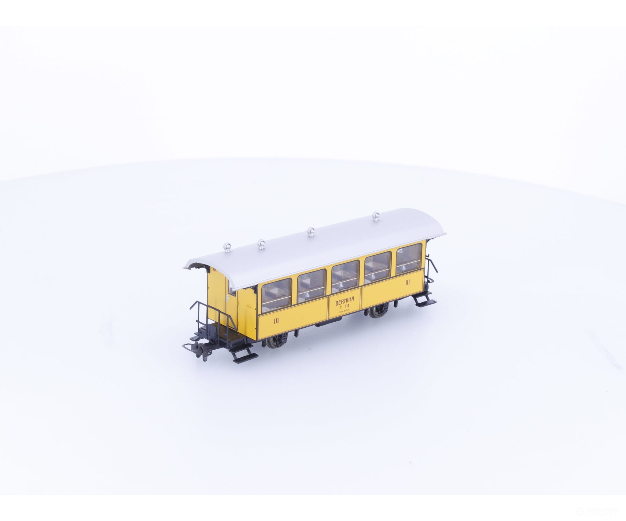 Bemo 3238164 HOm RhB 3rd Class Passenger Car La Bucunada C114 - European Passenger Cars
