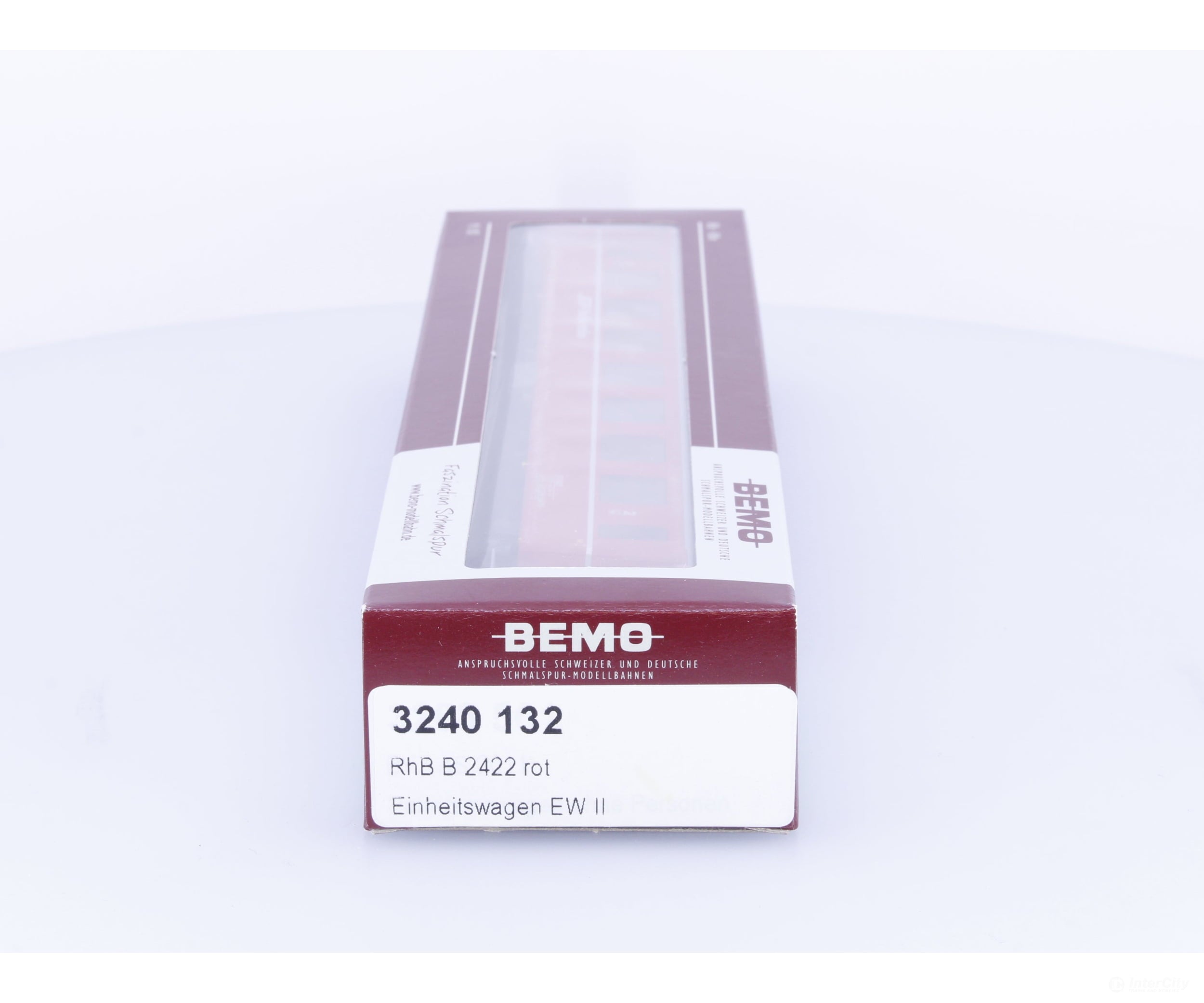 Bemo 3240132 HOm RhB 2nd Class Passenger Car B2422 - European Passenger Cars