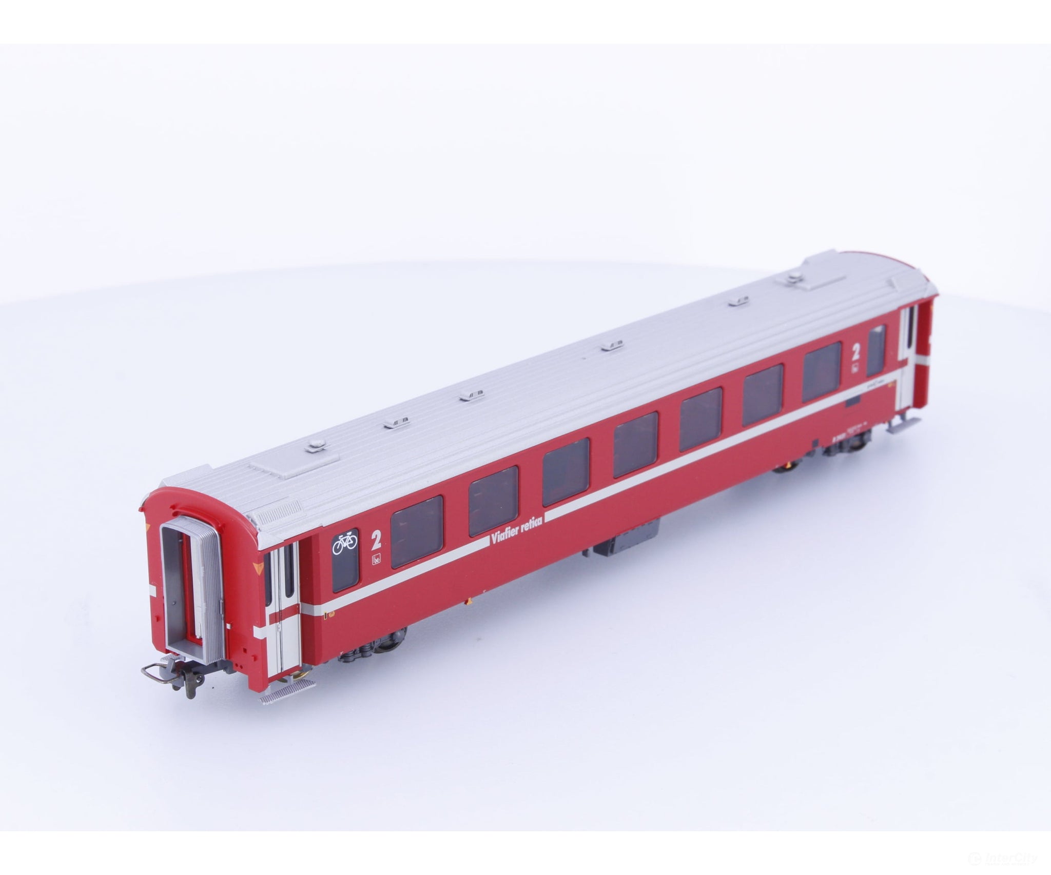 Bemo 3240161 HOm RhB 2nd Class Passenger Car EW II Neurot/Klima B2431 - European Passenger Cars