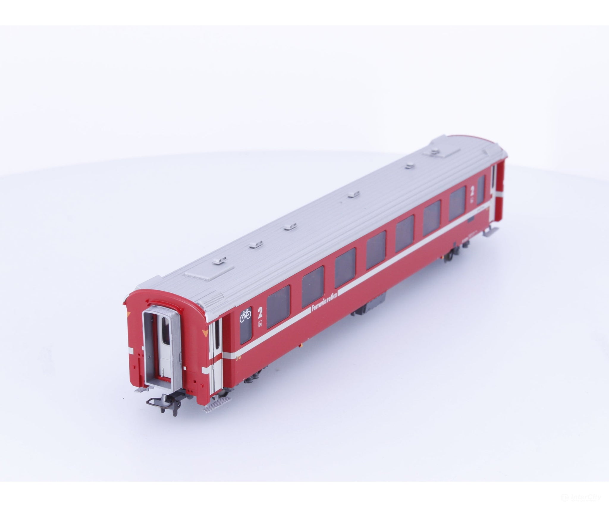 Bemo 3240169 HOm RhB 2nd Class Passenger Car EW II Neurot/Klima B2429 - European Passenger Cars